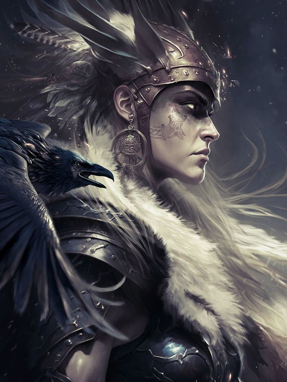 The Valkyrie Of Odin by IKARUNA