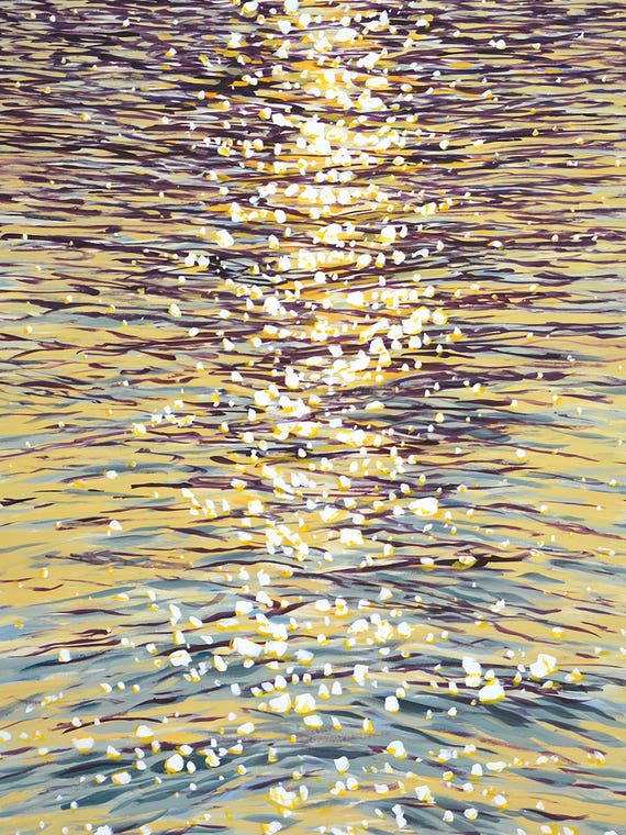 Evening Glare On The Water VII by Iryna Kastsova