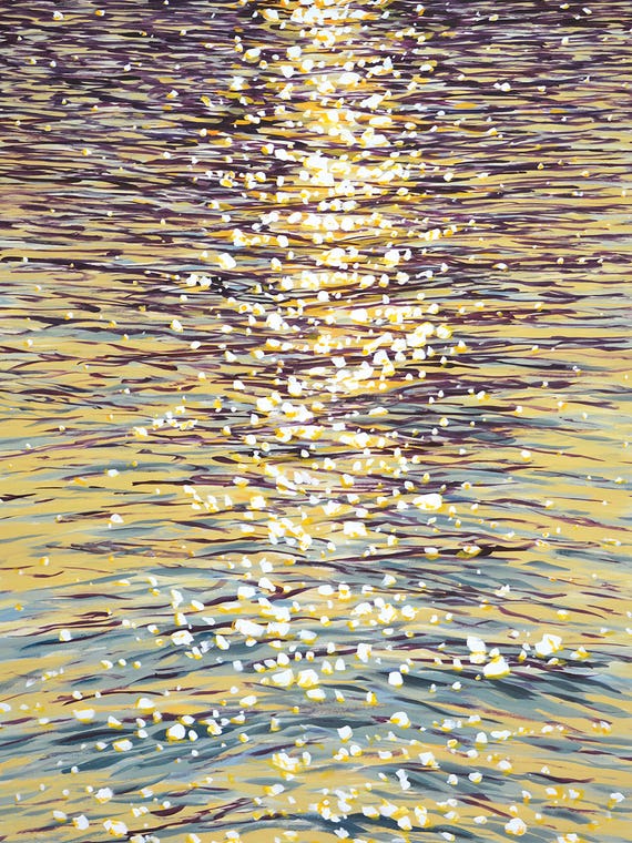 Evening Glare On The Water VII by Iryna Kastsova