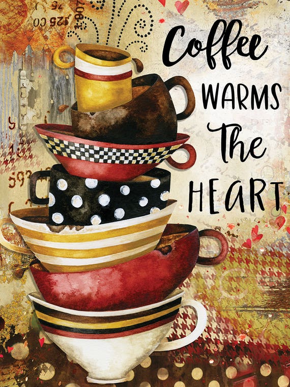 Coffee Warms The Heart by Jennifer Lambein