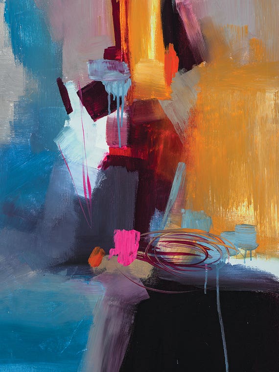 Jazzy Abstract VII by Jane Robinson