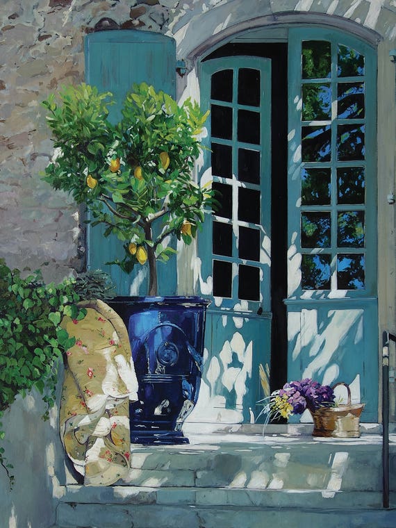 The Half Open Window by Jean Paul Courchia
