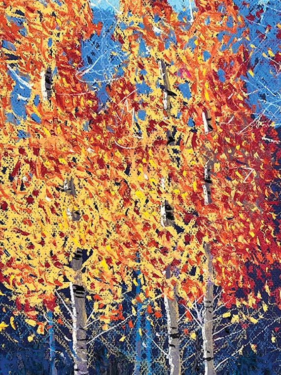 Autumn Birches by Andrii Kovalyk