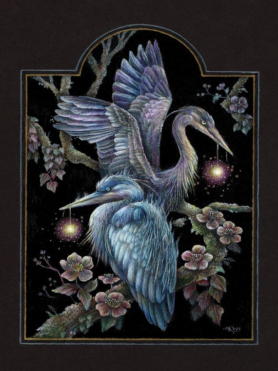 Herons by Kimera Wachna