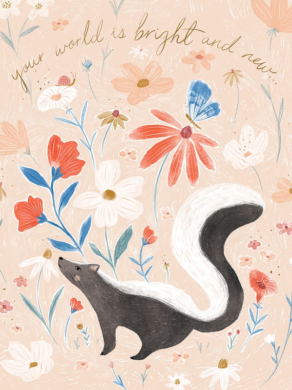 Bright And New Card by Jill Labieniec