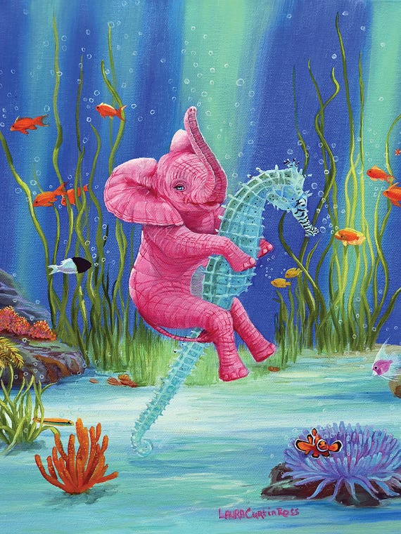 Aqua Marine Gems Of The Sea by Laura Curtin