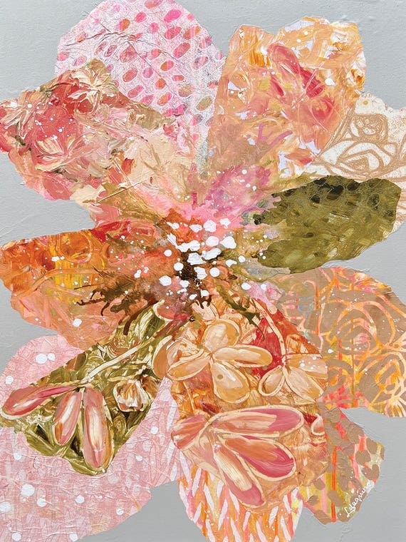 Ava's Beautiful Orange Garden by Leanne Daquino
