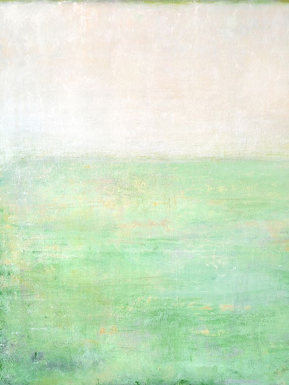 Homage To Rothko. Spring Time by Leon Grossmann