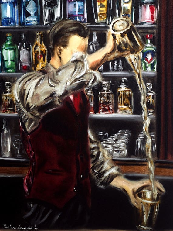 The Mixologist by Ruslana Levandovska