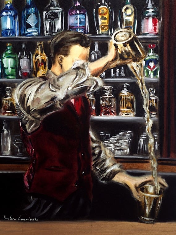 The Mixologist by Ruslana Levandovska