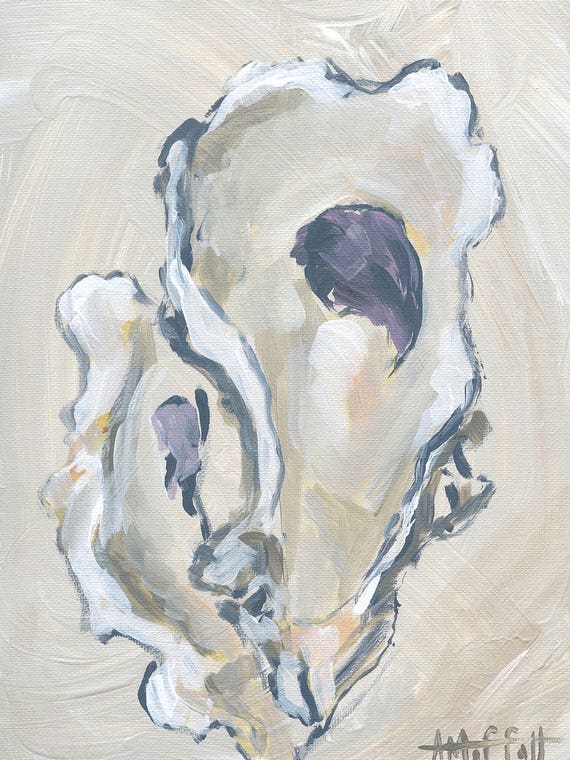 Beige Oyster II by April Moffatt