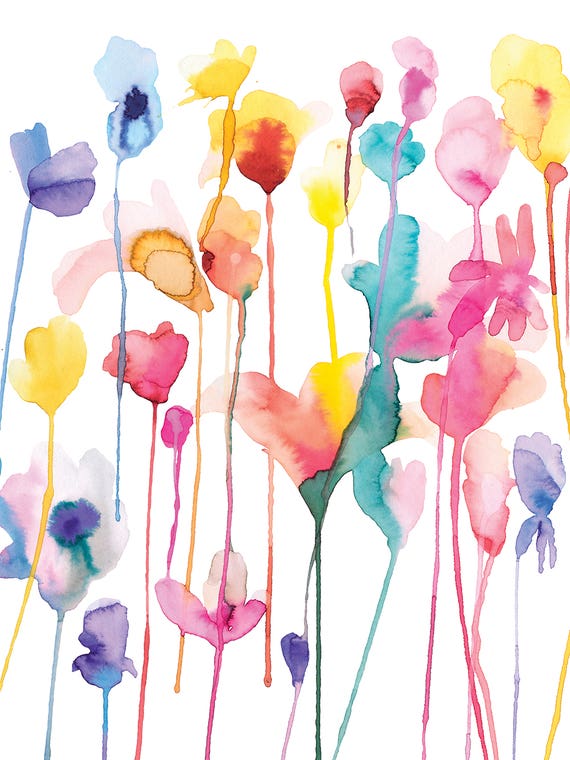 Wild Flowers I - Minimal by Ninola Design