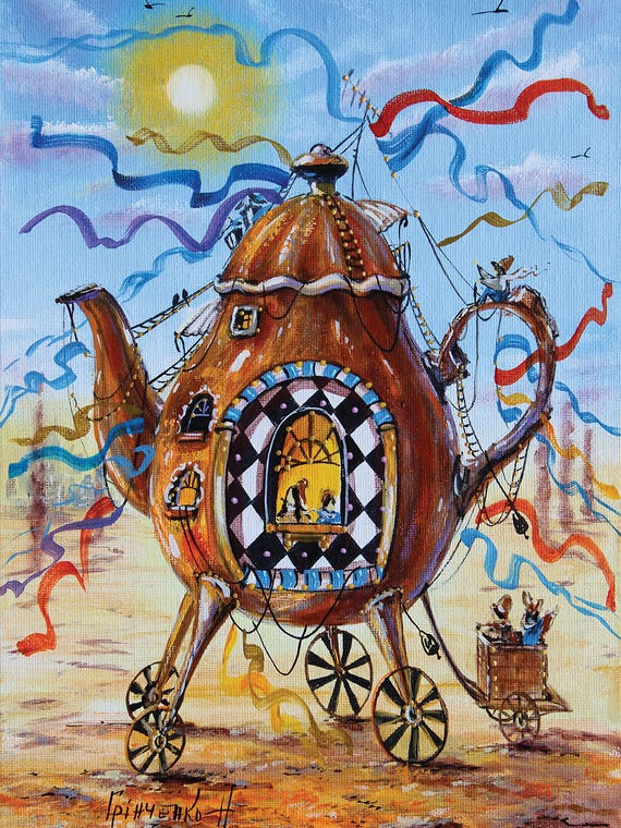 A Strange Teapot In Distant Lands by Natalia Grinchenko