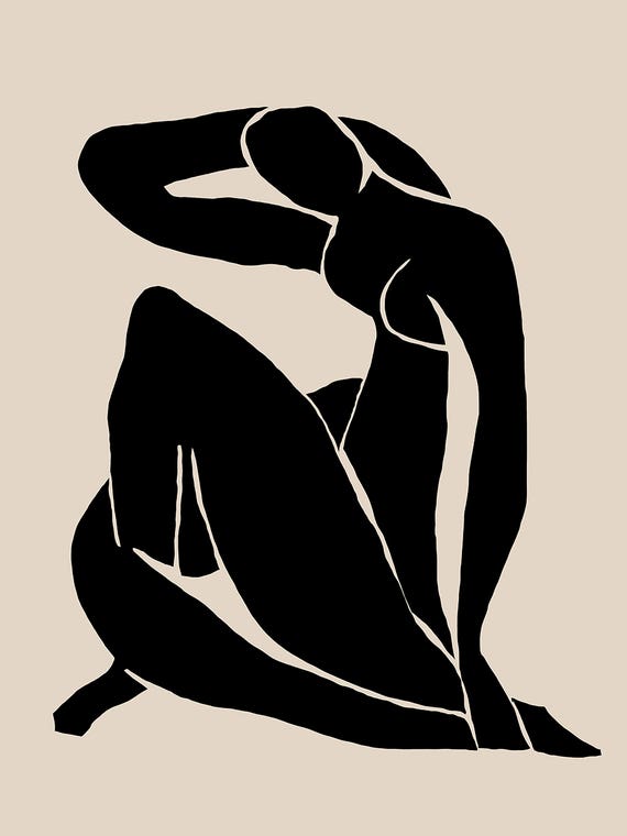 Black Woman Pose by Nikki