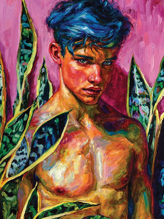 Snake Plant Boy by Oleksandr Balbyshev