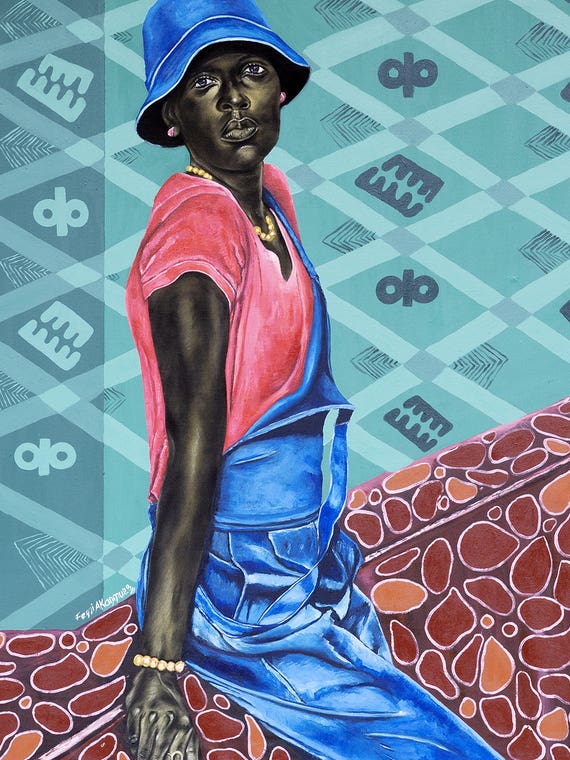 Sitting Or Waiting by Oluwafemi Akanmu