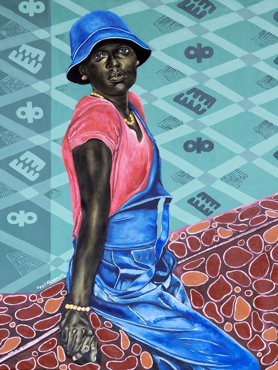 Sitting Or Waiting by Oluwafemi Akanmu