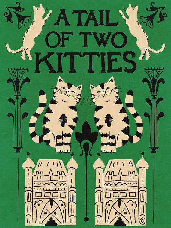 A Tail Of Two Kitties by Carrie Cantwell