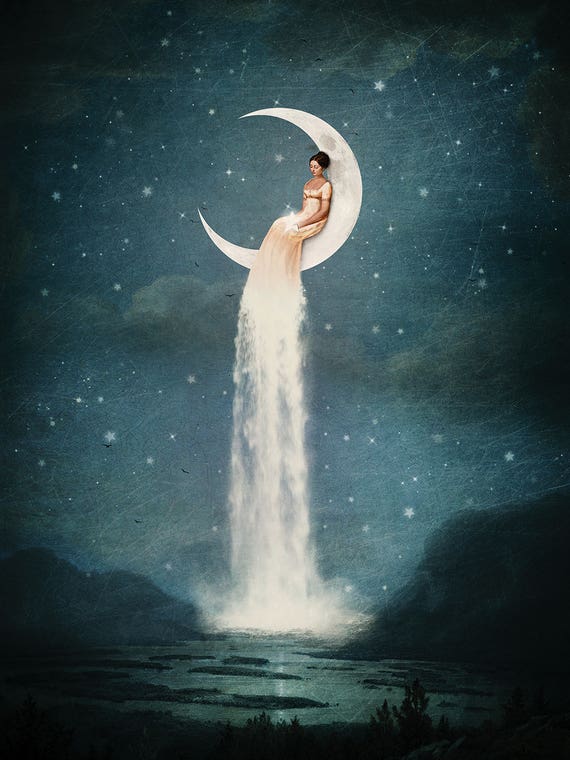 Moonriver Lady by Paula Belle Flores