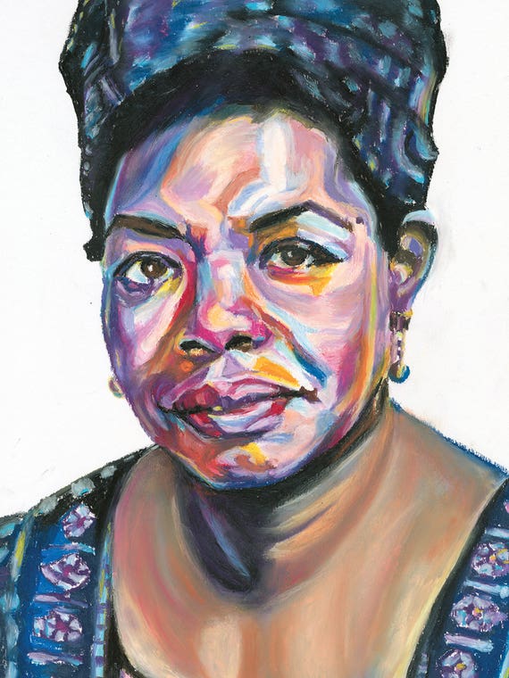 Maya Angelou by Petra Hoette