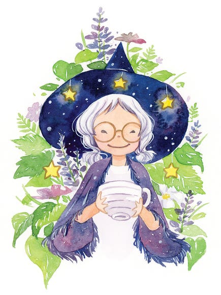 Tea Witch by Penelopeloveprints