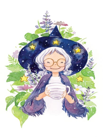 Tea Witch by Penelopeloveprints