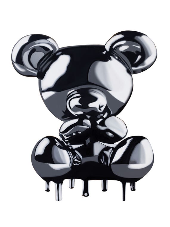 Drip Bear by P Muir Art 