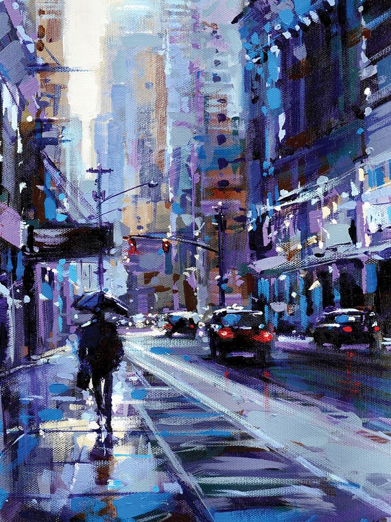 Blue NY by Richell Castellón