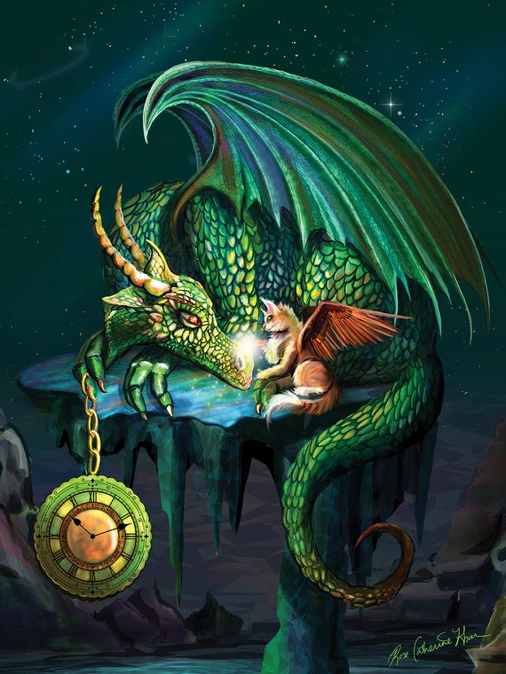 Time Dragon Emerald by Rose Khan