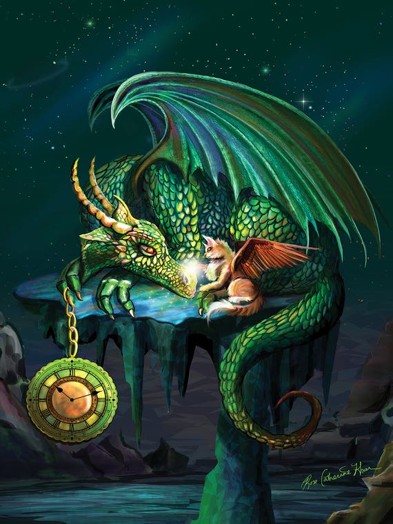 Time Dragon Emerald by Rose Khan