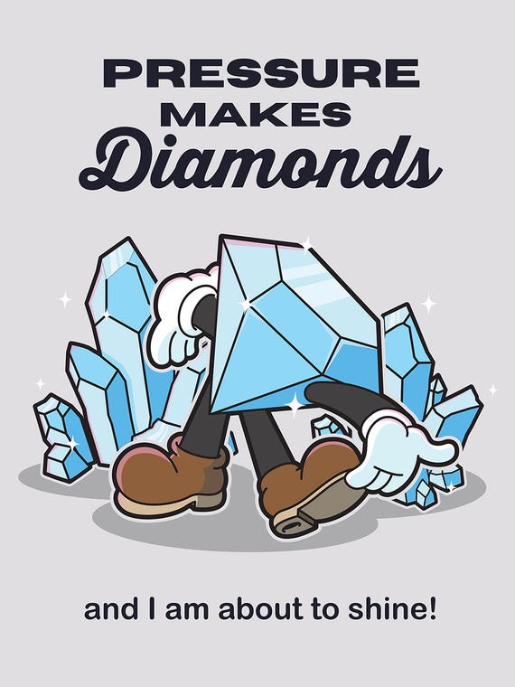 Pressure Makes Diamonds by 7amCreations