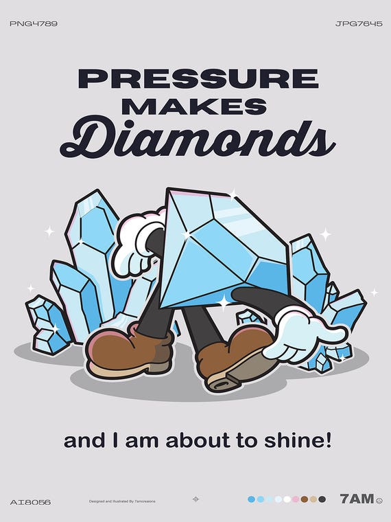 Pressure Makes Diamonds by 7amCreations