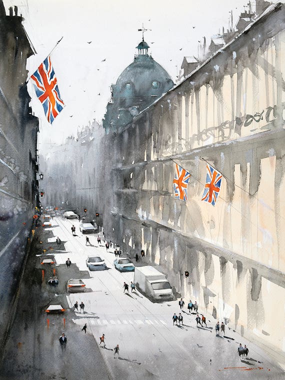 A Sunny Day In Oxford Circus by Swarup Dandapat