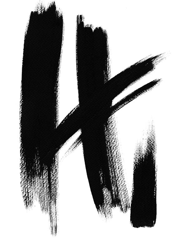 Brush Absract No. 1 by Melissa Selmin