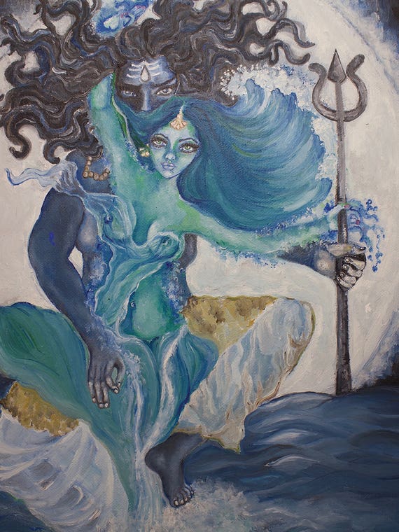 Shiva And Ganga by Sangeetha Bansal