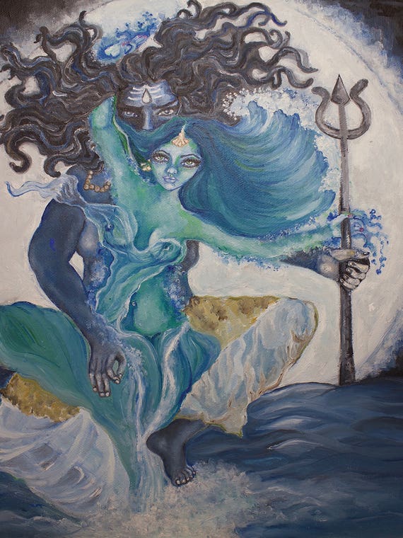 Shiva And Ganga by Sangeetha Bansal
