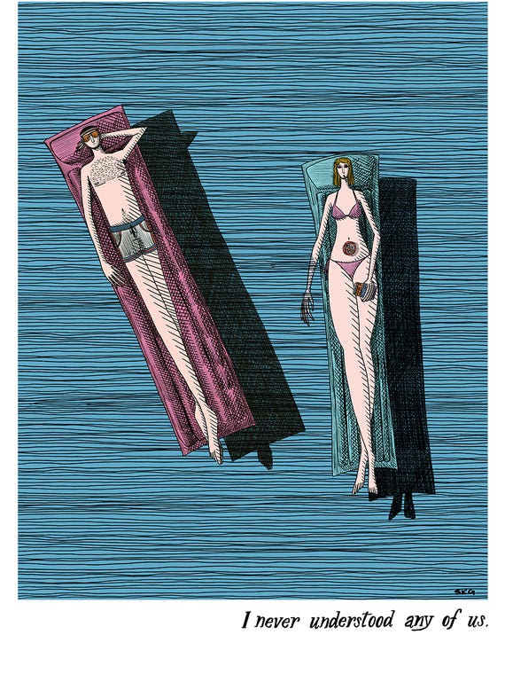 Floating And Philosophizing by Sean Gallagher