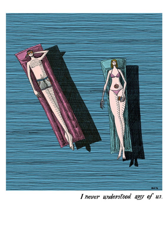 Floating And Philosophizing by Sean Gallagher