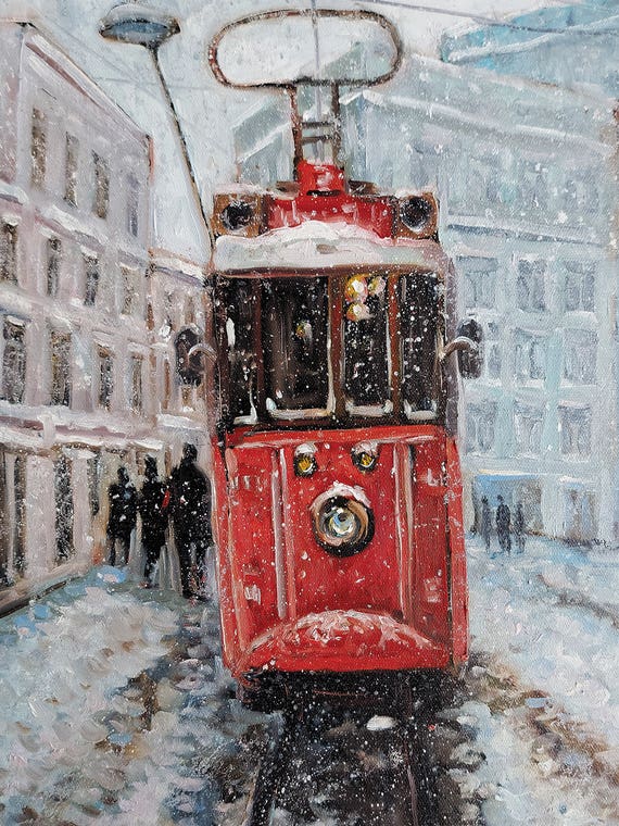 Winter Tram by Lana Sham