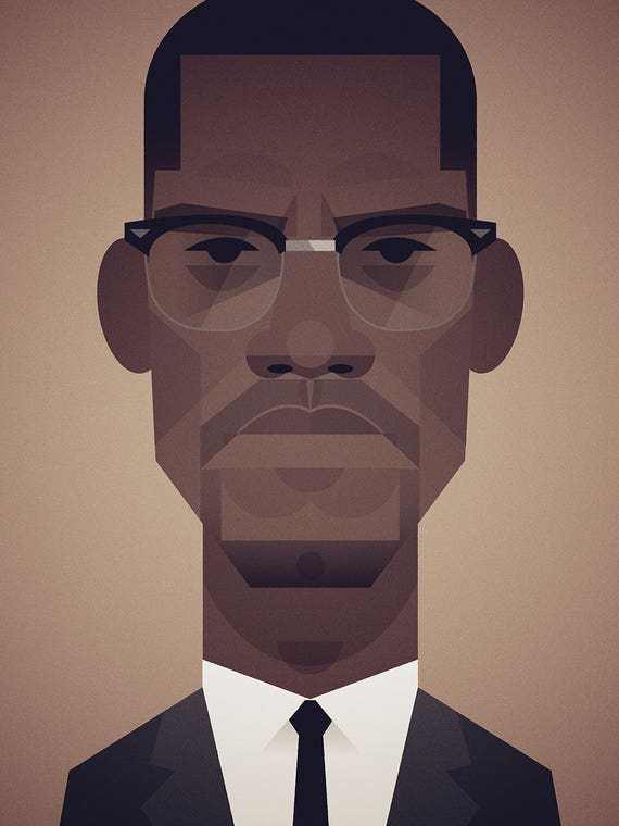 Malcolm X by Stanley Chow