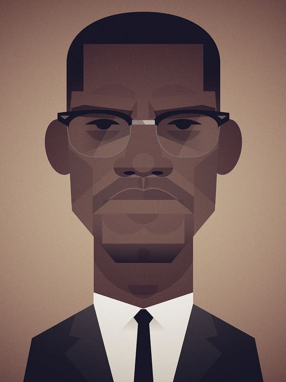 Malcolm X by Stanley Chow