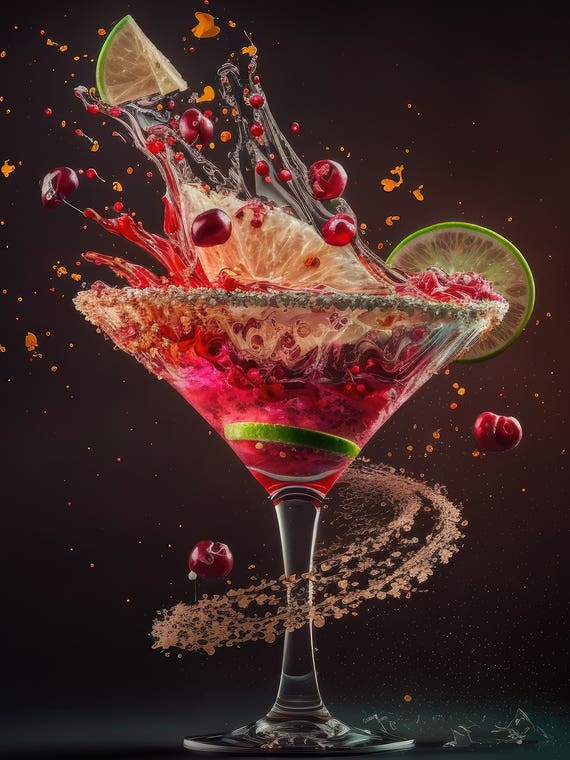 Modern Explosive Cosmopolitan by Spacescapes