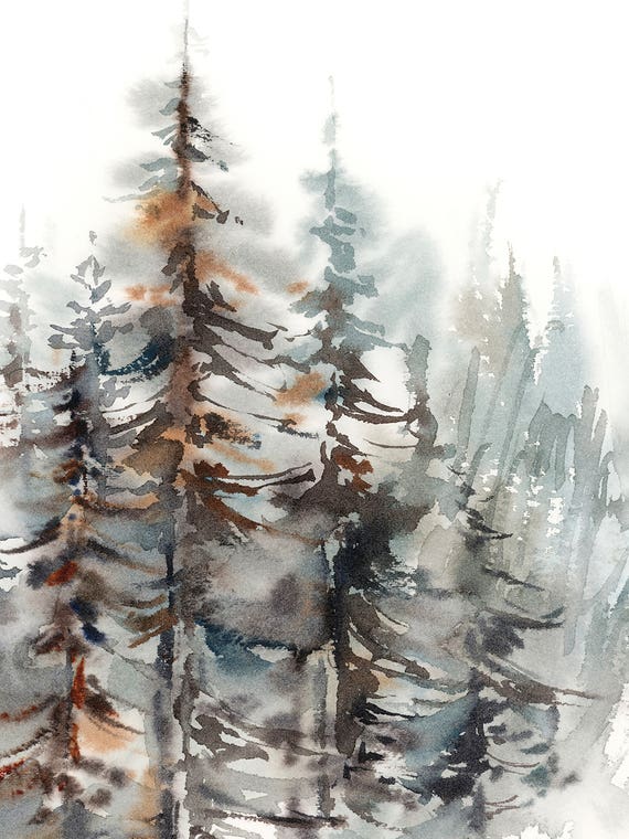 Pine Forest II by Sophie Rodionov
