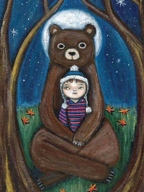 Bear Hug by Sylvia Colasacco