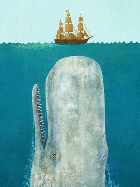 The Whale by iCanvas Artist Terry Fan