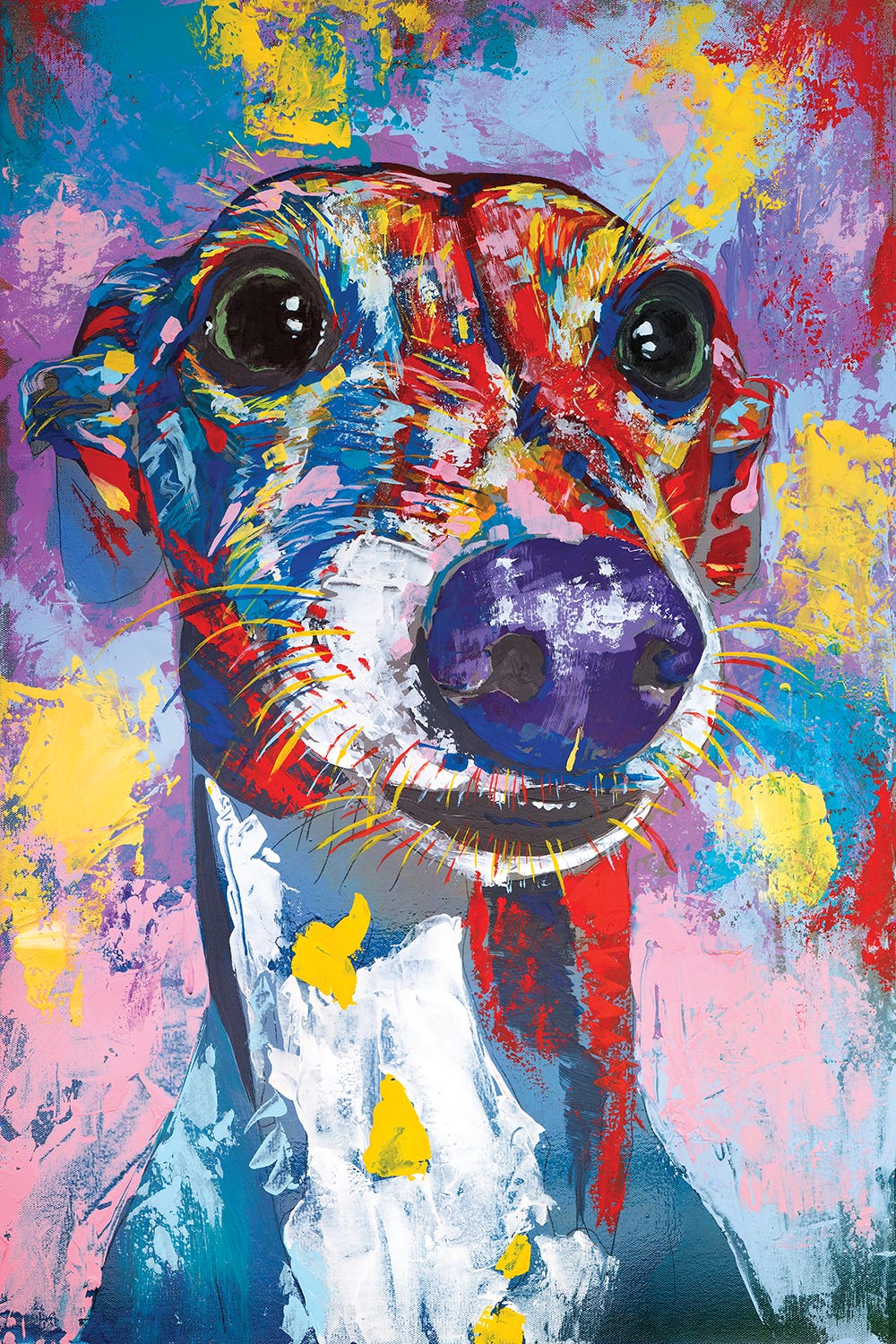 Italian Greyhound III Canvas Wall Art by Tadaomi Kawasaki | iCanvas
