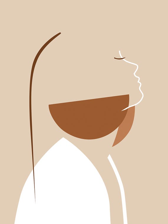 Abstract Girl Art by Tysee Ciage