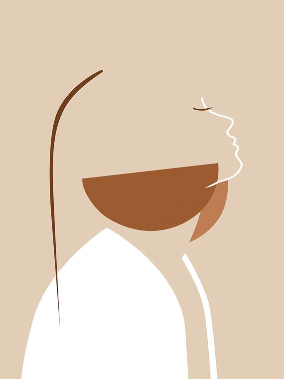 Abstract Girl Art by Tysee Ciage