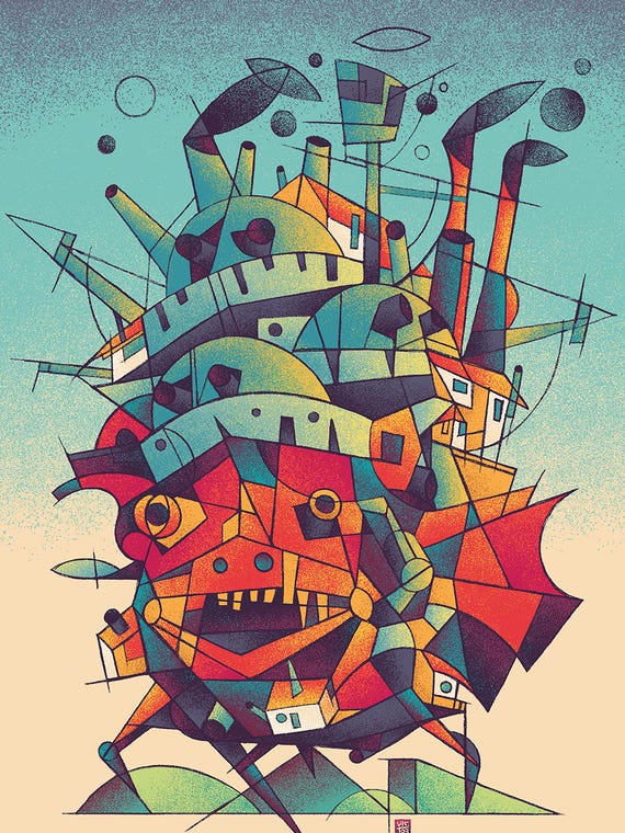 Moving Castle by Víctor Vercesi