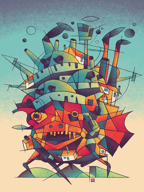 Moving Castle by Víctor Vercesi